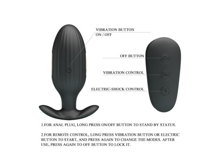 Royal Pleasure Plug Anal con Electro Estimulacion USB
