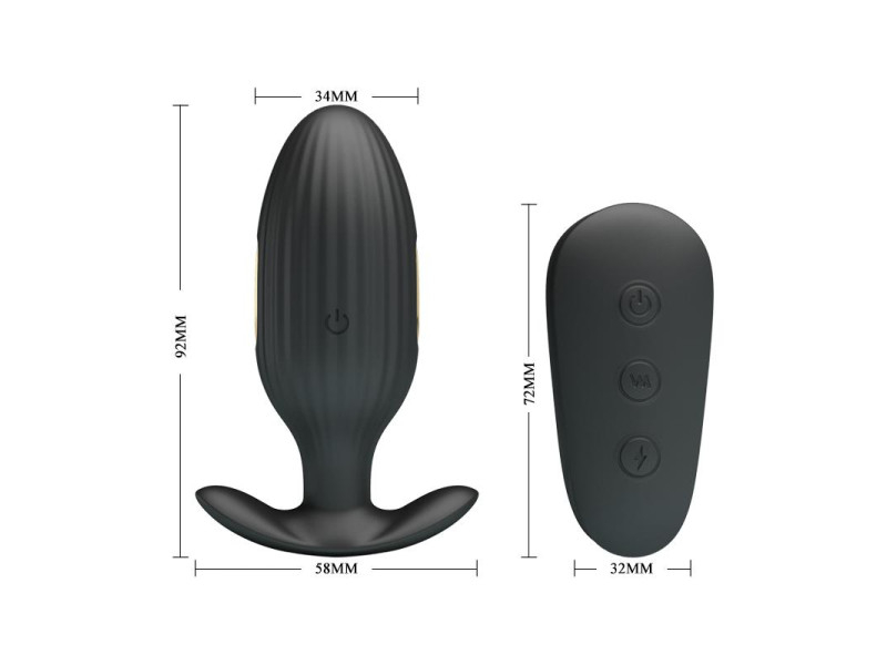 Royal Pleasure Plug Anal con Electro Estimulacion USB