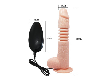 Vibrador con Rotacion y Movimiento Telescopico Thunder Up Vibrador con Rotacion y Movimiento Telescopico Thunder Up