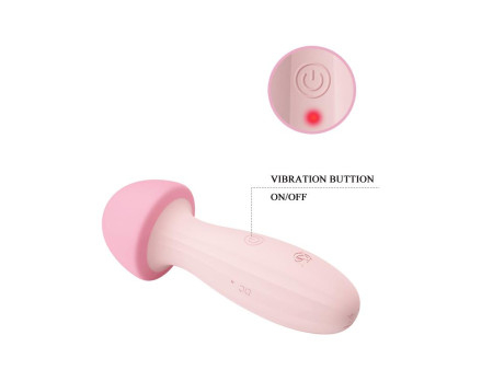 Mushroom Vibrador Masajeador Silicona USB