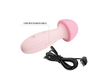 Mushroom Vibrador Masajeador Silicona USB