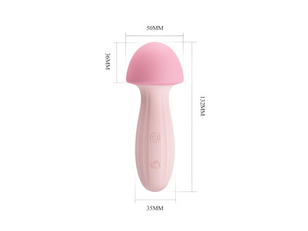 Mushroom Vibrador Masajeador Silicona USB