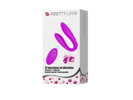 Estimulador de Parejas Control Remoto Rosa