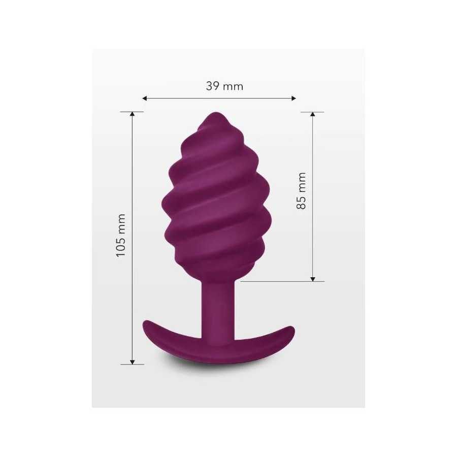 Plug Anal Gplug Twist2 Sweet Raspberry