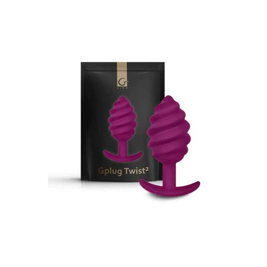 Plug Anal Gplug Twist2 Sweet Raspberry