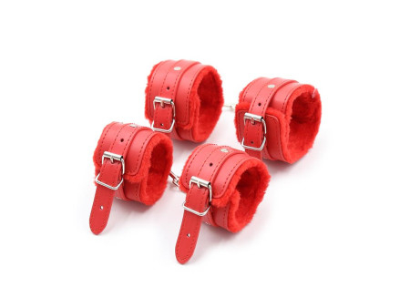 Set de Bondage 10 Piezas Rojo