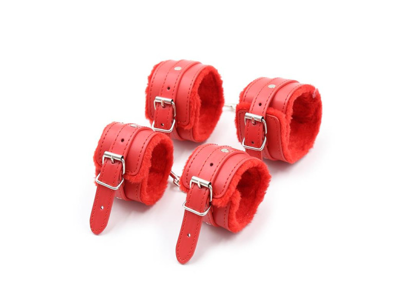 Set de Bondage 10 Piezas Rojo