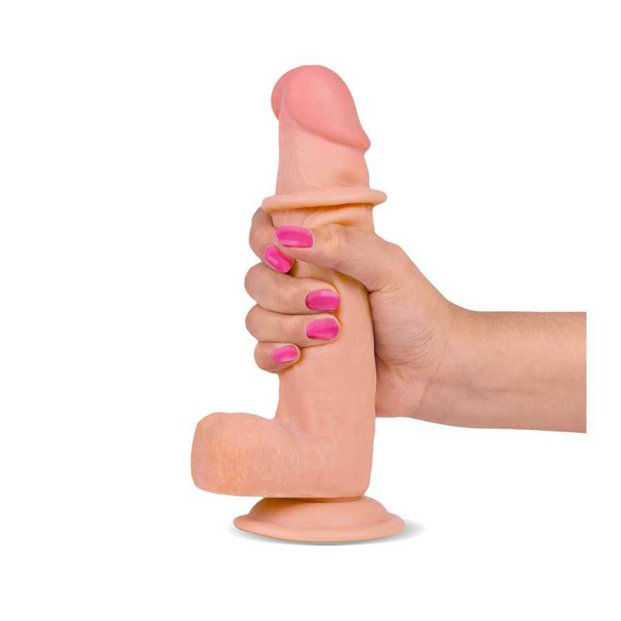 Slidy Dildo Realista Dual Layer Retractil y Orientable 8