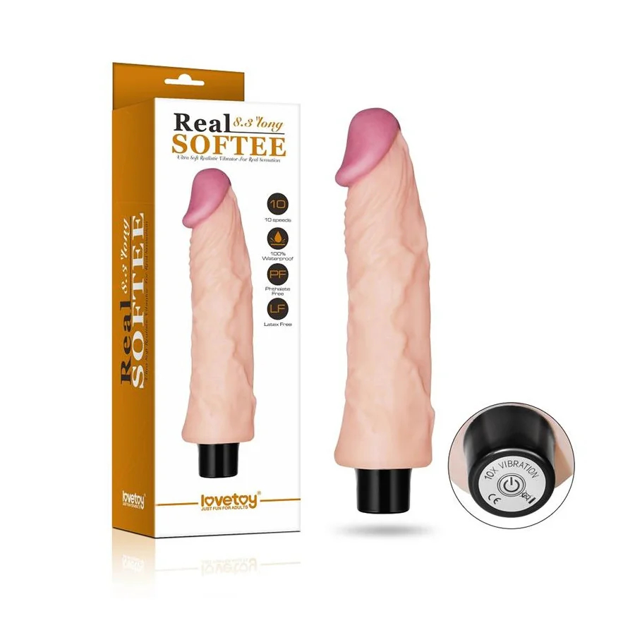 Vibrador Real Softee 8 Natural