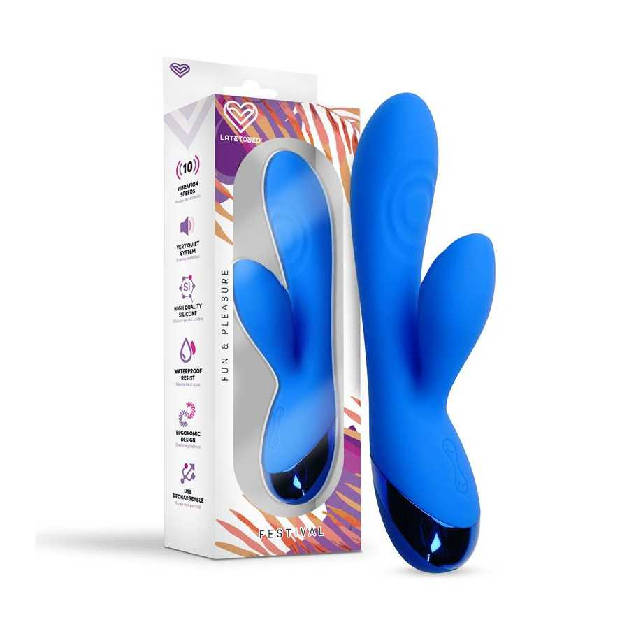 Marna Vibrador USB Azul