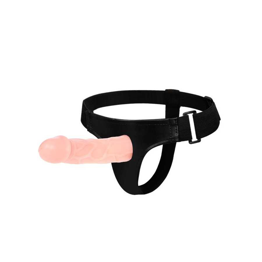 Arnes con Dildo Hueco 16 cm