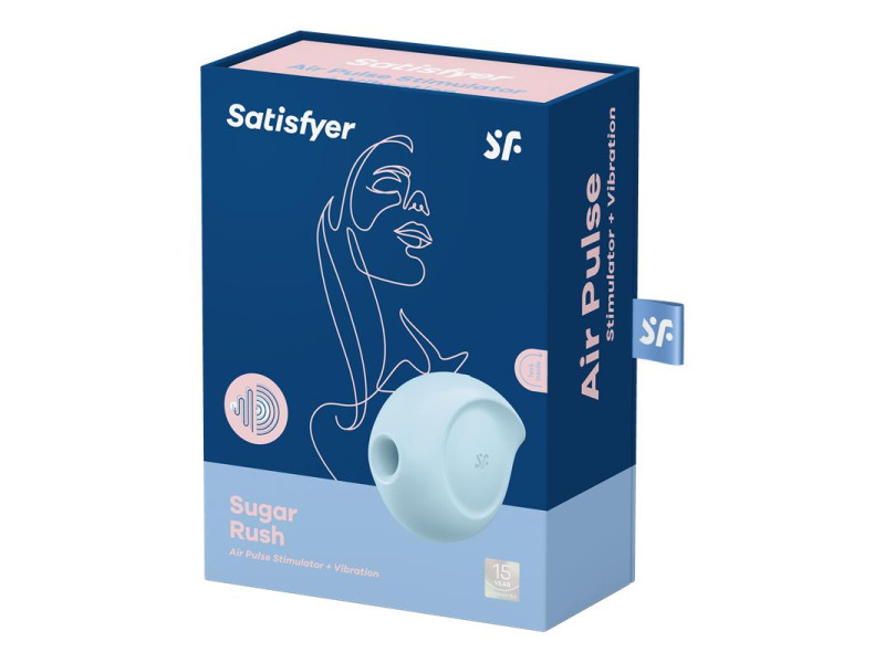 Sugar Rush Succionador de Clitoris y Vibracion Azul
