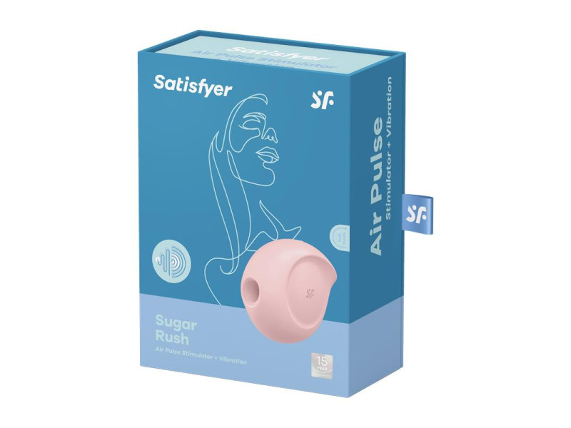 Sugar Rush Succionador de Clitoris y Vibracion Rosa