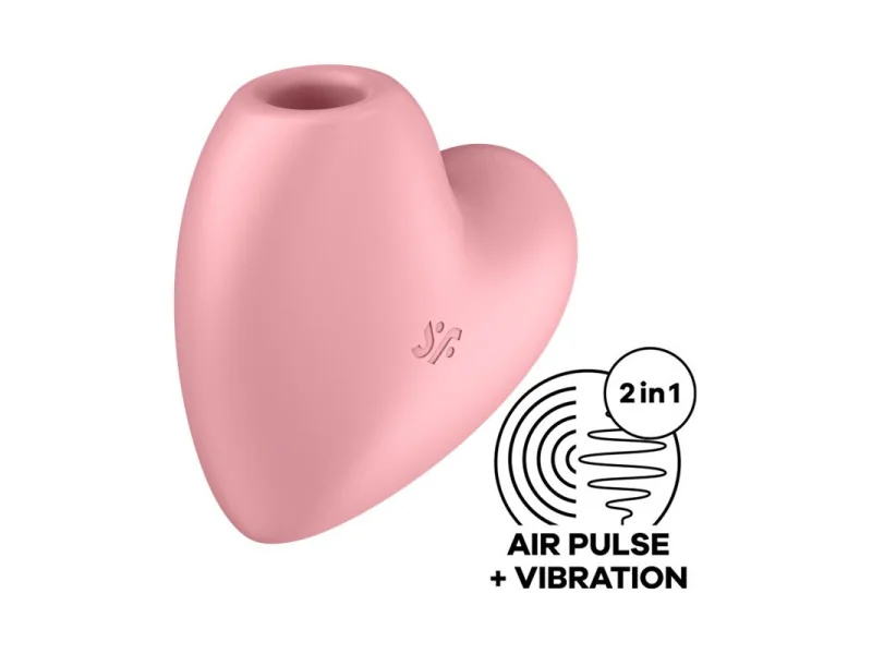 Cutie Heart Succionador de Clitoris y Vibracion Rosa