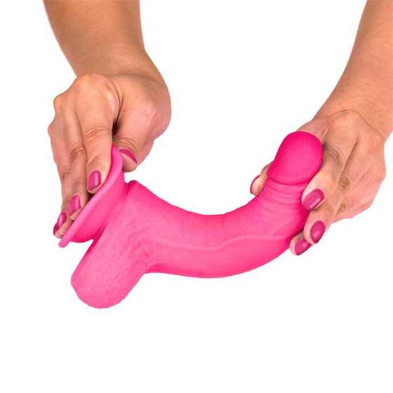 Slidy Dildo Realista Dual Layer Retractil y Orientable 7