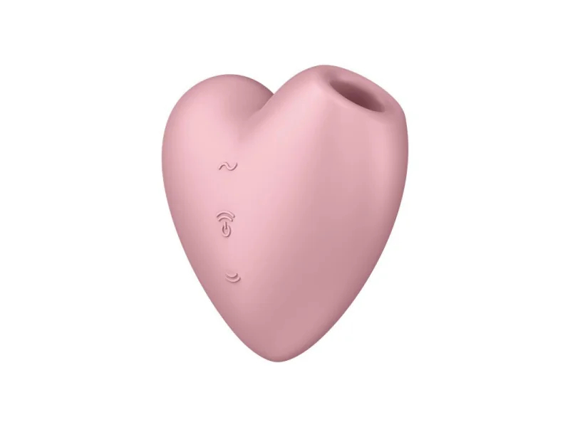 Cutie Heart Succionador de Clitoris y Vibracion Rosa