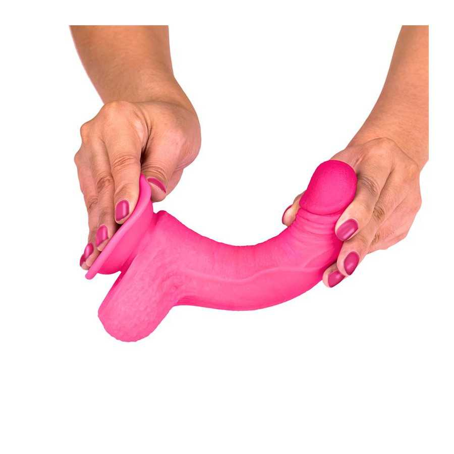 Slidy Dildo Realista Dual Layer Retractil y Orientable 7