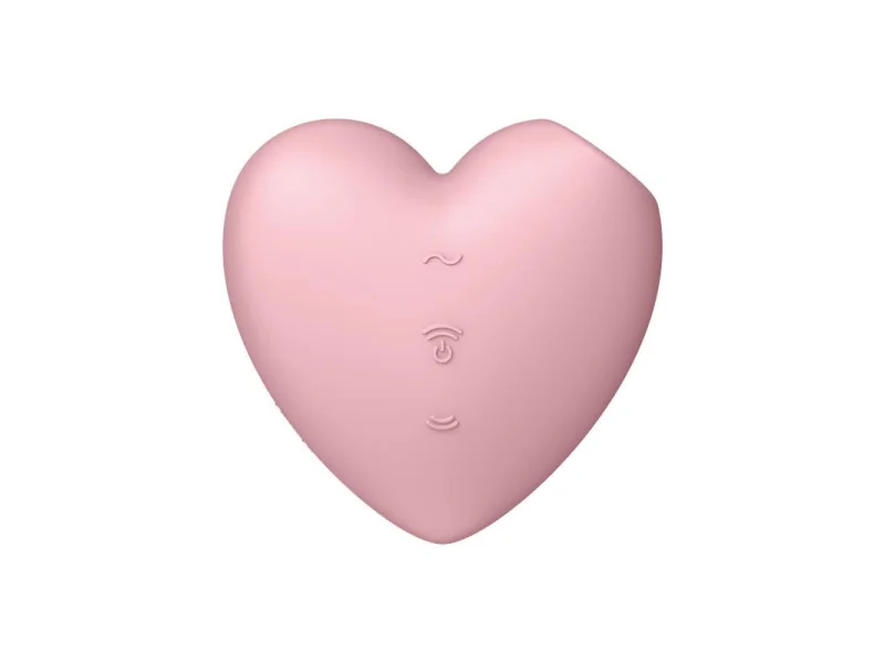 Cutie Heart Succionador de Clitoris y Vibracion Rosa