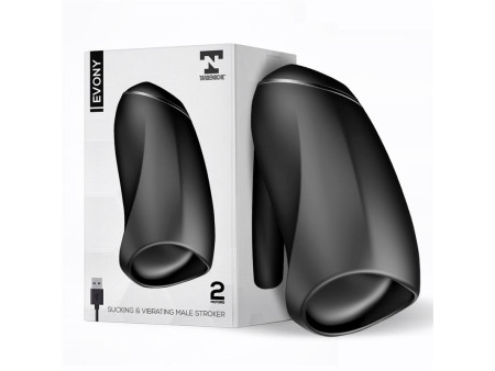 Evony Masturbador Masculino Sexo Oral Succión y Vibración 2 Motores USB Silicona