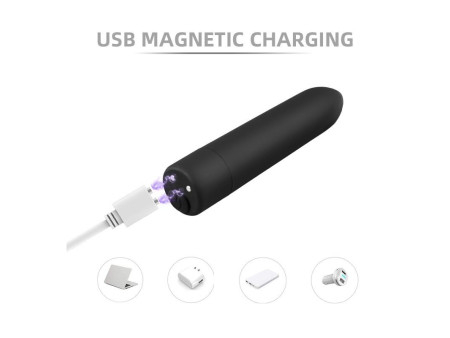 Magny Bala Vibradora Recargable USB Magnetico