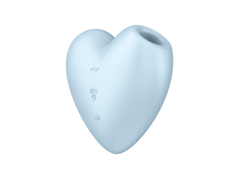 Cutie Heart Succionador de Clitoris y Vibracion Azul