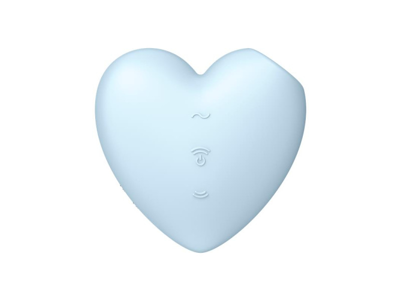 Cutie Heart Succionador de Clitoris y Vibracion Azul
