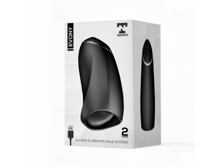 Evony Masturbador Masculino Sexo Oral Succion y Vibracion 2 Motores USB Silicona