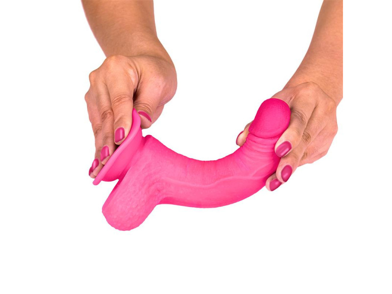Slidy Dildo Realista Dual Layer Retractil y Orientable 7