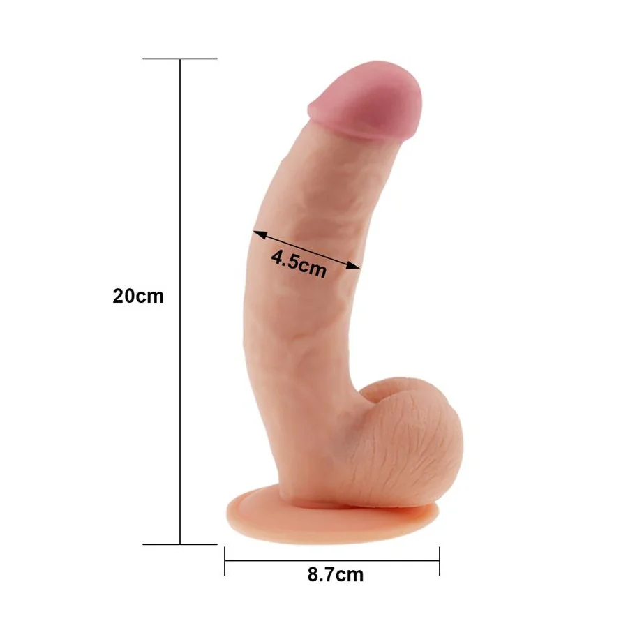 Dildo The Ultra Soft Dude 85 Natural