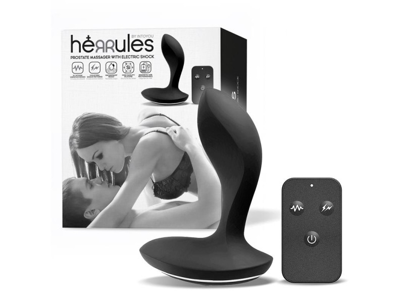Masajeador Prostatico con Electro Shock y Vibracion con Control Remoto