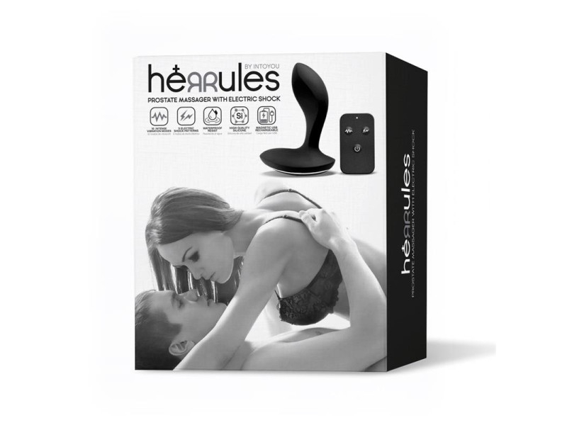 Masajeador Prostatico con Electro Shock y Vibracion con Control Remoto