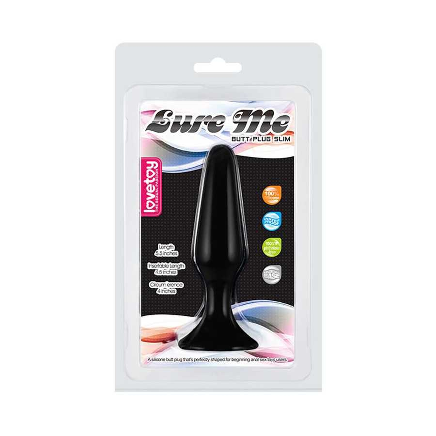 Plug Anal Lure Me Talla L Negro