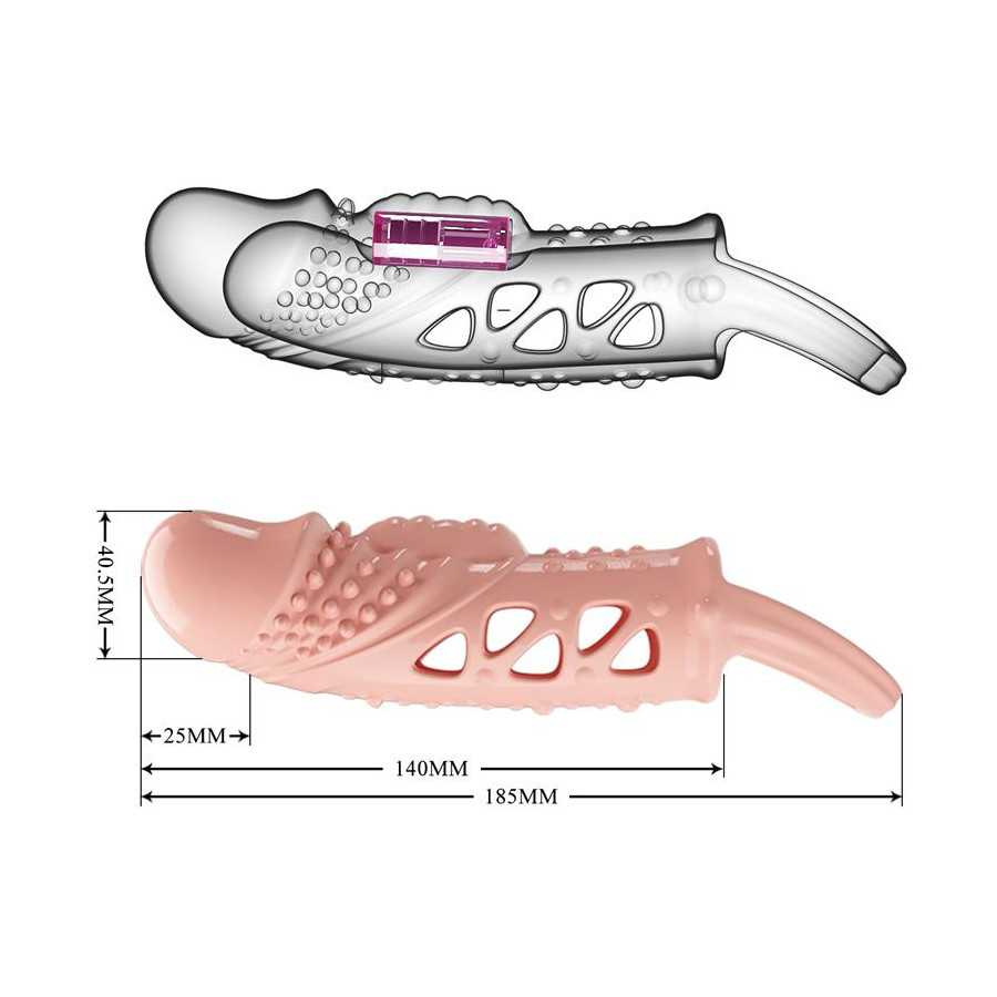 Funda para el pene con Vibracion