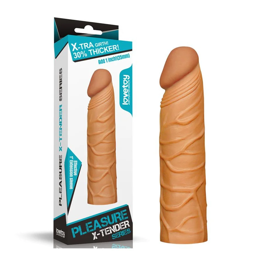 Funda para el Pene Pleasure X Tender Marron