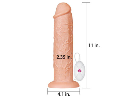 Dildo King 11 con Vibracion Natural