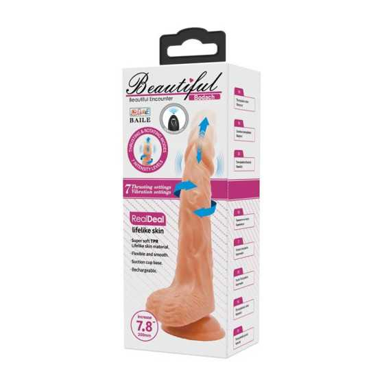 Bodach Dildo con Vibracion Rotacion y Thrusting