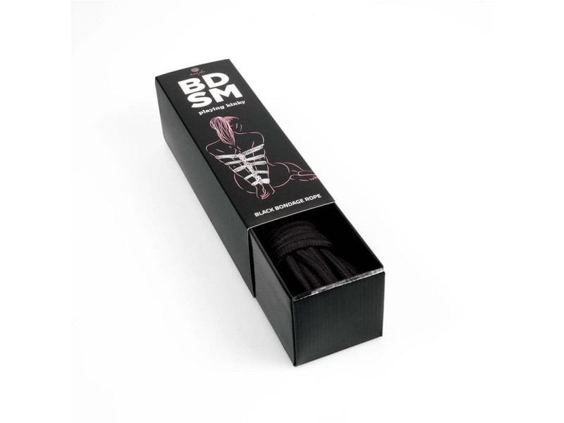 Cuerda para Bondage 10 m Negra