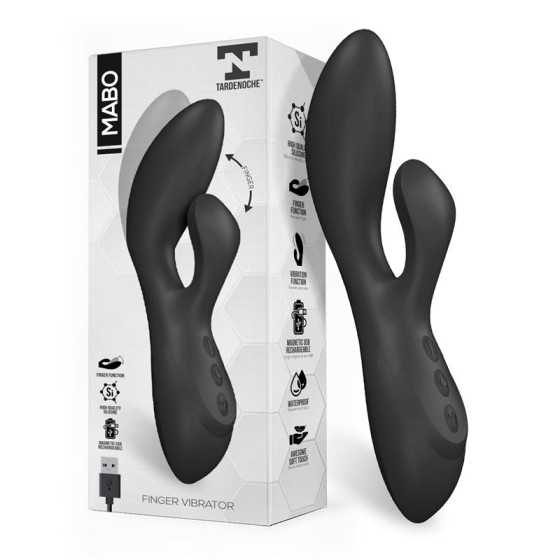 Mabo Vibrador Punto G Movimiento Finger Silicona Unibody