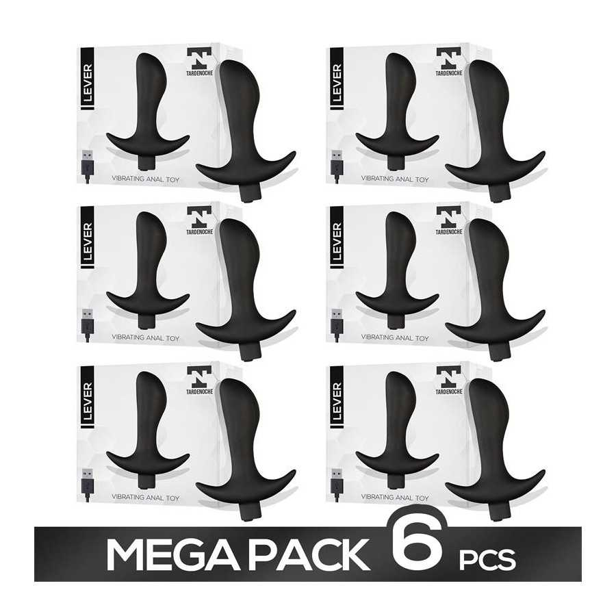 Pack de 6 Lever Plug Anal con Vibracion