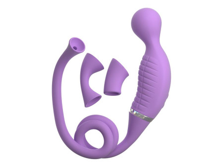 Climax Her Vibrador y Estimulador con 2 Cabezales
