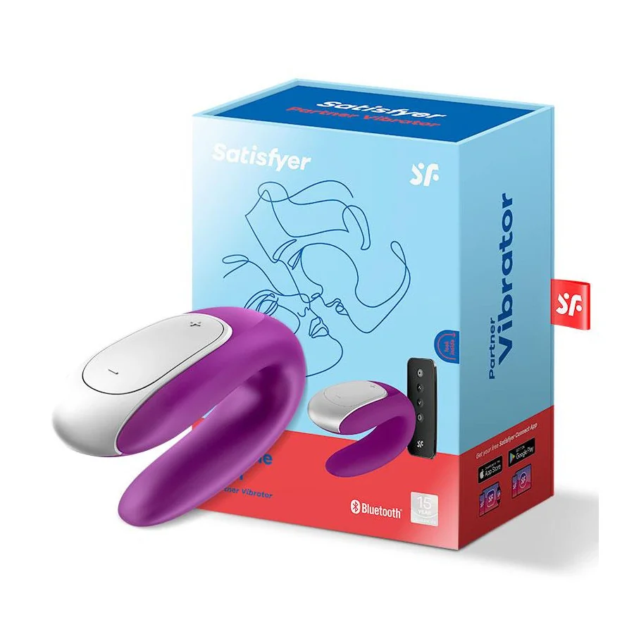 Double Fun Vibrador para Parejas con APP y Control Remoto Violeta Double Fun Vibrador para Parejas con APP y Control Remoto Violeta