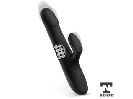 Squidy Vibrador Funcion de Movimiento Up and Down y Bolas Rotadoras USB Silicona