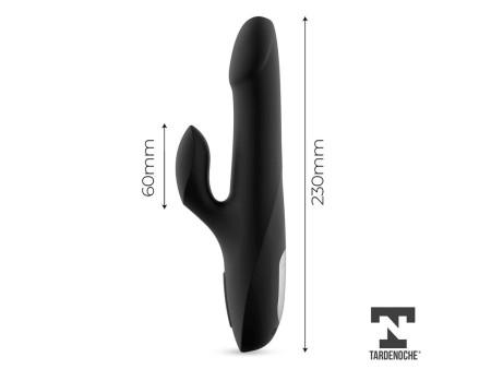Squidy Vibrador Funcion de Movimiento Up and Down y Bolas Rotadoras USB Silicona