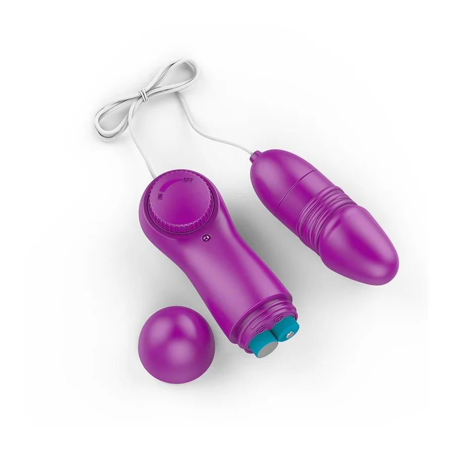 Laary Huevo Vibrador Multi Velocidad Control Remoto Purpur