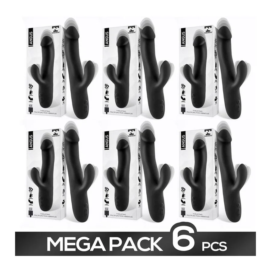 Pack de 6 Angus Vibrador Funcion de Movimiento Thrustinf 2 Motores Pack de 6 Angus Vibrador Funcion de Movimiento Thrustinf 2 Motores
