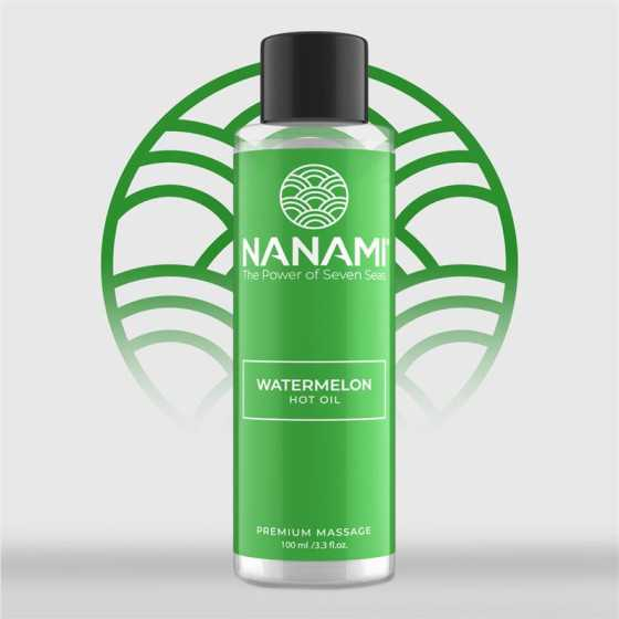 Nanami Aceite de Masaje Efecto Calor Aroma a Sandia 100ml