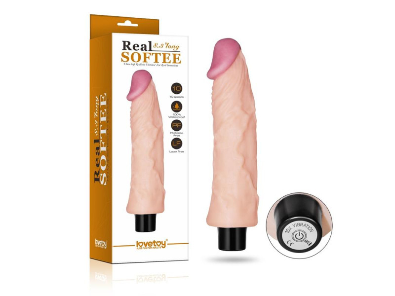 Vibrador Real Softee 8 Natural