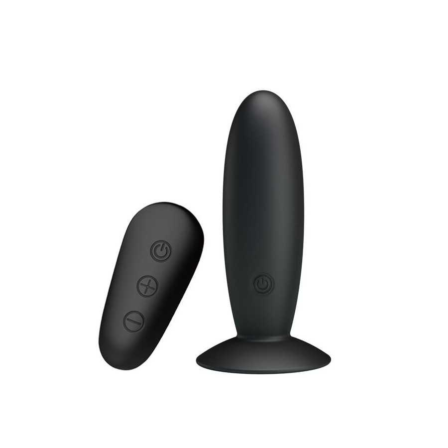 Mr Play Plug Anal con Vibracion y Control Remoto USB