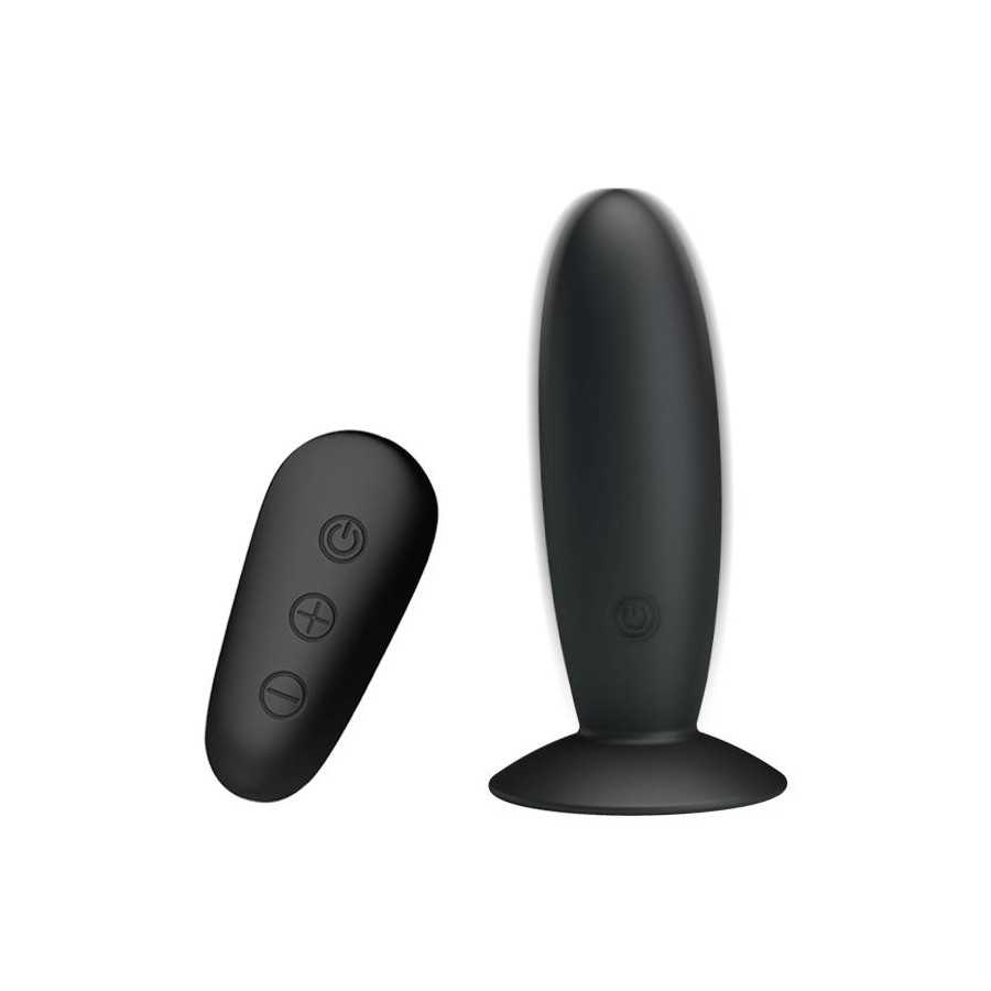 Mr Play Plug Anal con Vibracion y Control Remoto USB