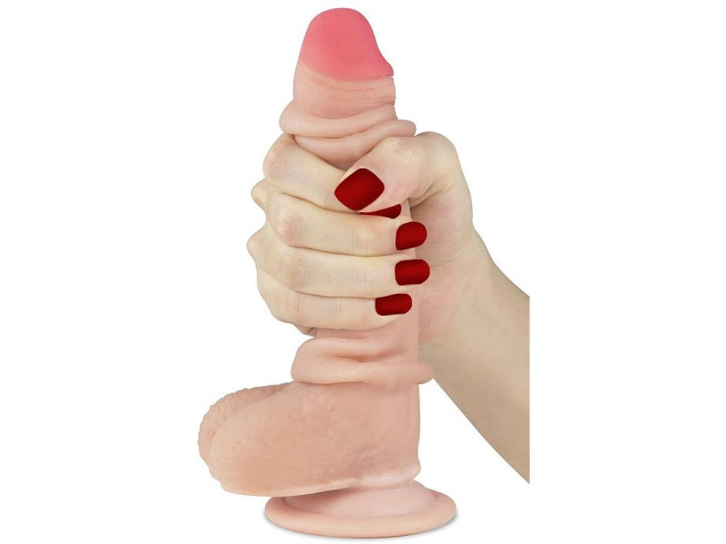 Dildo con Piel Retractil 7 Natural